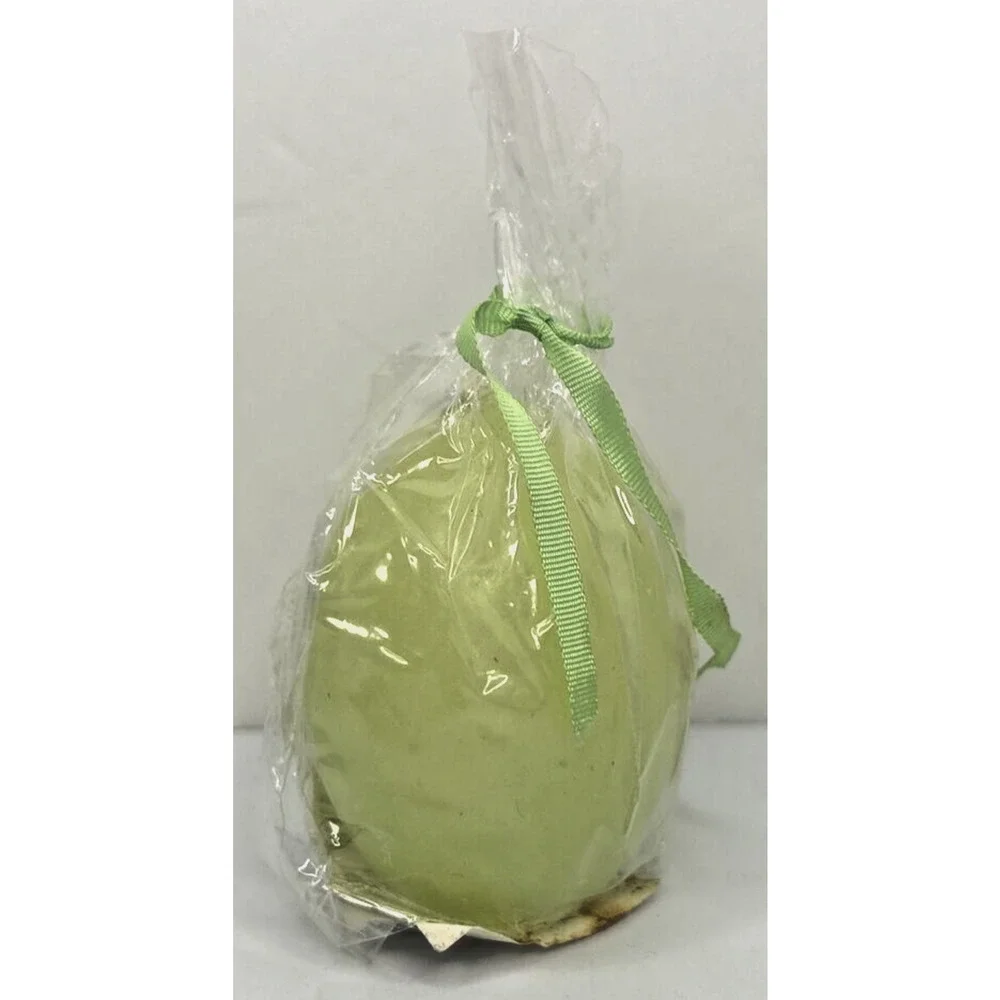 Vintage KMart Decorative Green Easter Egg Candle New in Packaging 2.5